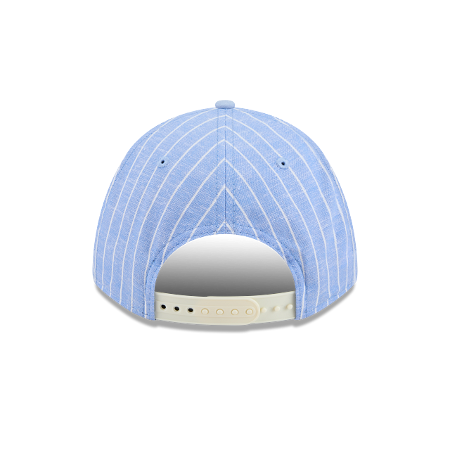 Los Angeles Dodgers MLB Pinstripe Linen 9FORTY M-Crown A-Frame Snapback