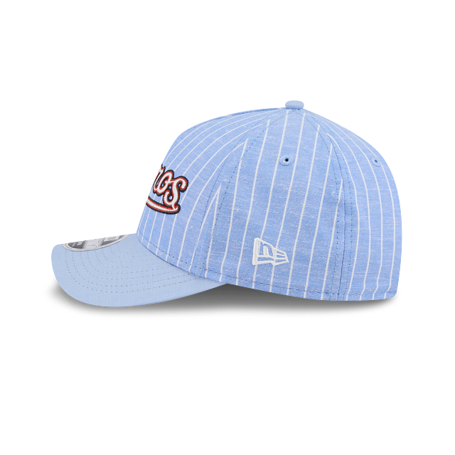 Houston Astros MLB Pinstripe Linen 9FORTY M-Crown A-Frame Snapback