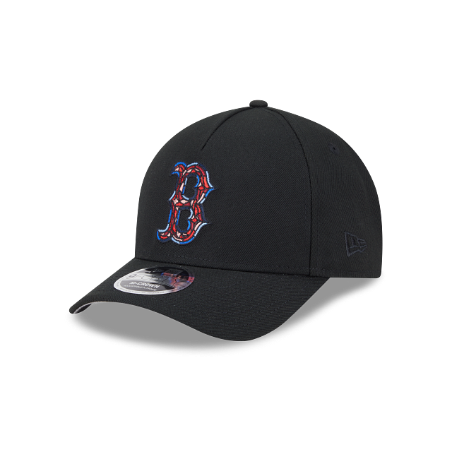 Boston Red Sox MLB Stained Glass 9FORTY M-Crown A-Frame Snapback