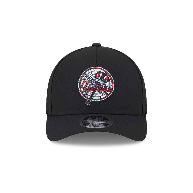 New York Yankees MLB Stained Glass 9FORTY M-Crown A-Frame Snapback