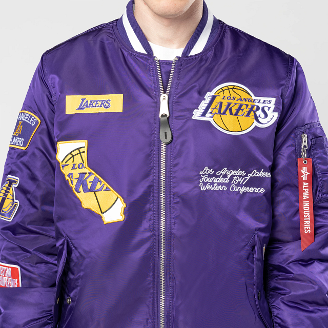 Chumpa Los Angeles Lakers Alpha Industries X NBA