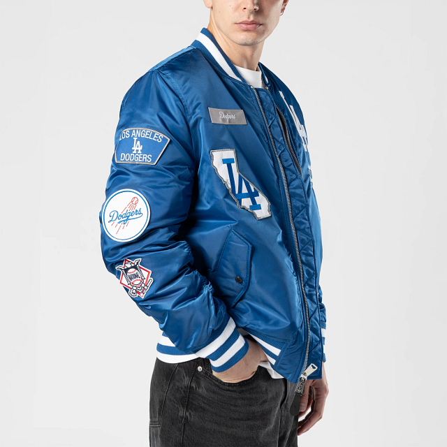 Chumpa Los Angeles Dodgers Alpha Industries X MLB Azul