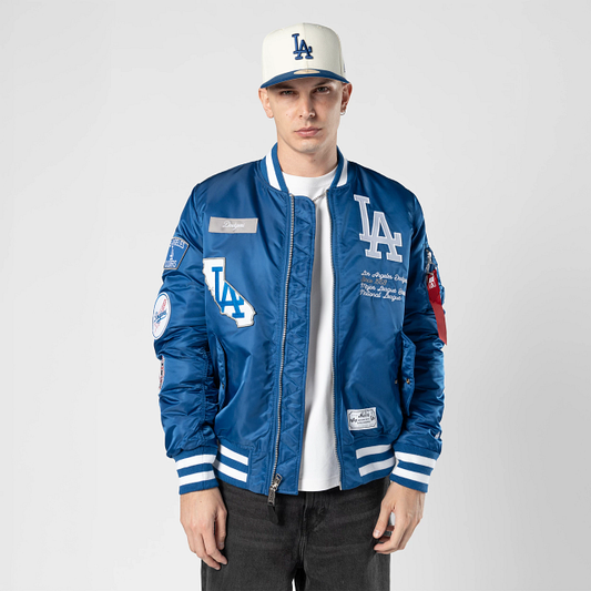 Chumpa Los Angeles Dodgers Alpha Industries X MLB Azul