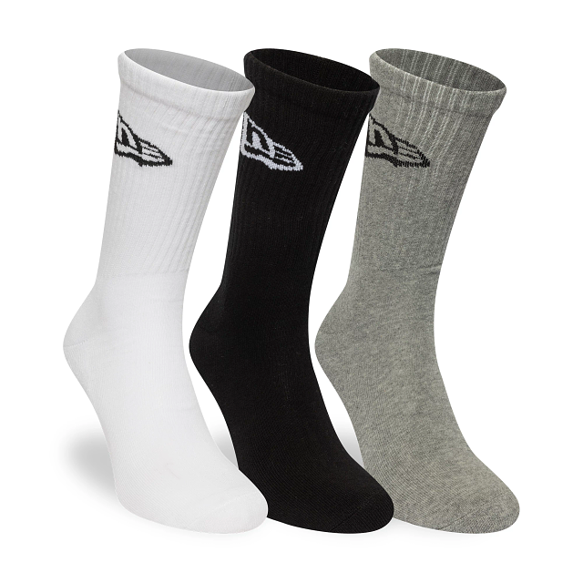 Calcetines Largos New Era Flag 3 Pack Colores Neutros