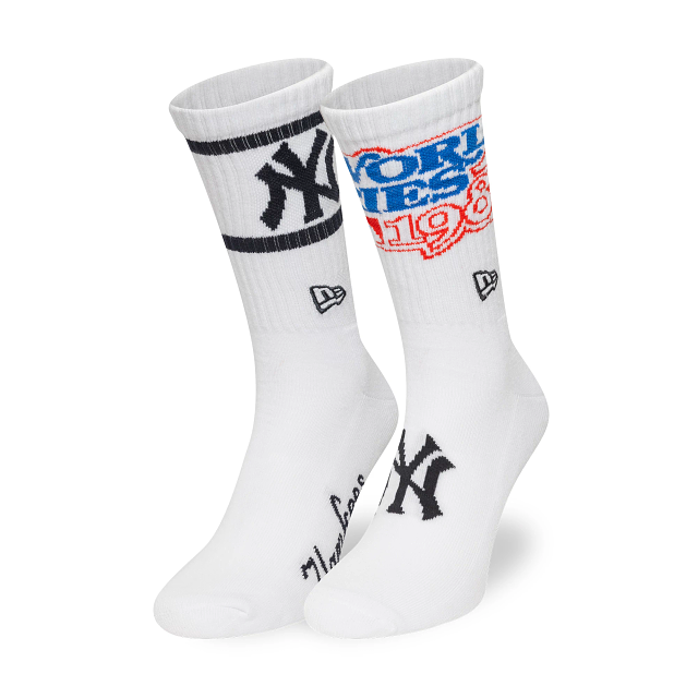 Calcetines Largos New York Yankees MLB World Series 2 Pack Blancos