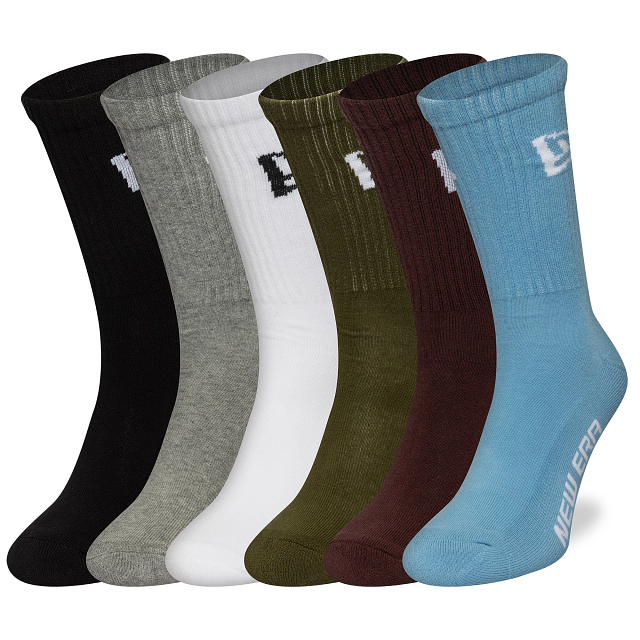Calcetines Largos New Era Flag 6 Pack Multicolor