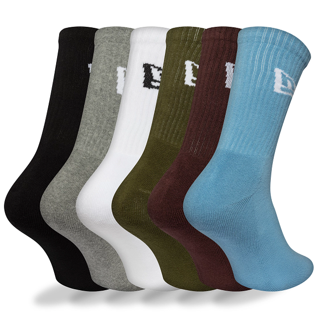 Calcetines Largos New Era Flag 6 Pack Multicolor