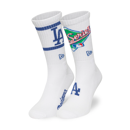 Calcetines Largos Los Angeles Dodgers MLB World Series 2 Pack Blancos