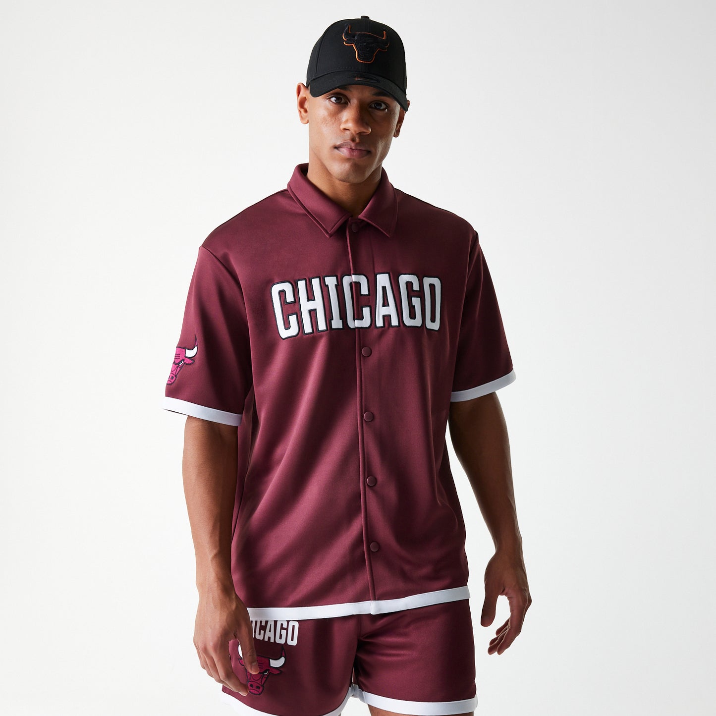 Camisa Manga Corta Chicago Bulls NBA Contemporary
