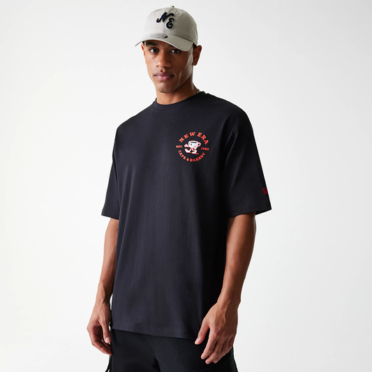 Playera Manga Corta New Era Store Graphic Negra