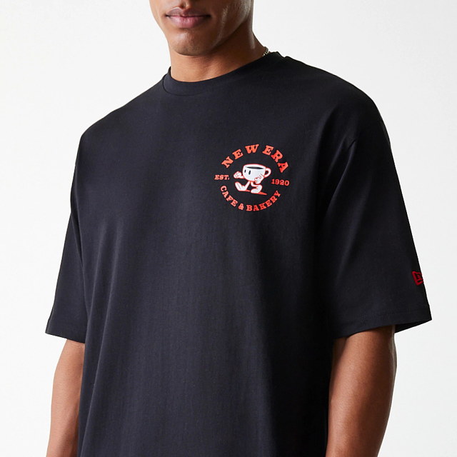 Playera Manga Corta New Era Store Graphic Negra