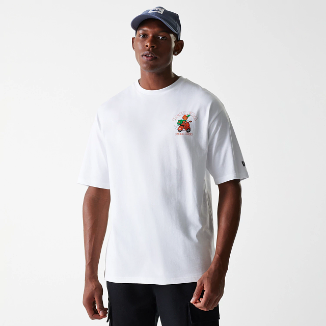 Playera Manga Corta New Era Store Graphic Blanca