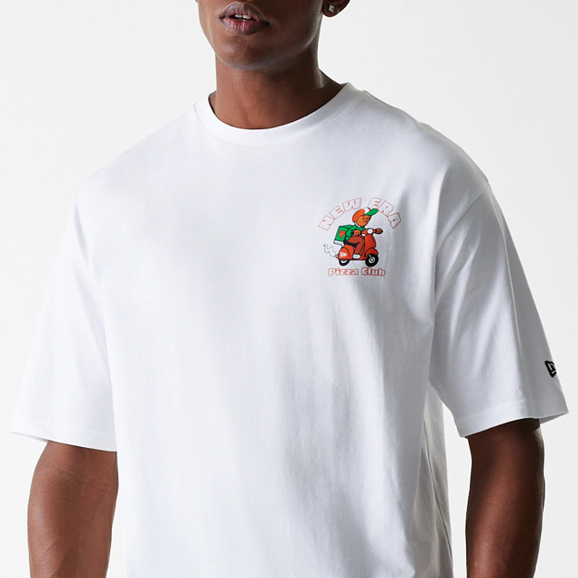 Playera Manga Corta New Era Store Graphic Blanca