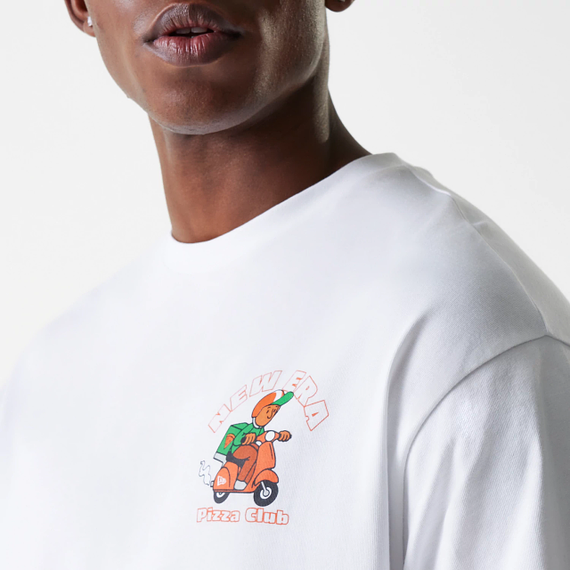 Playera Manga Corta New Era Store Graphic Blanca