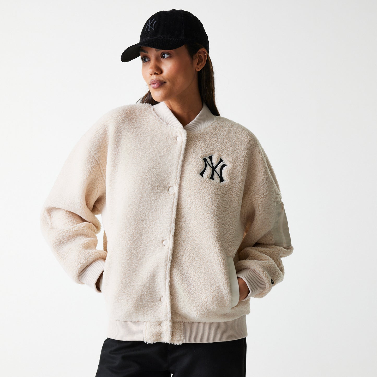 Chumpa New York Yankees MLB Heritage para Mujer