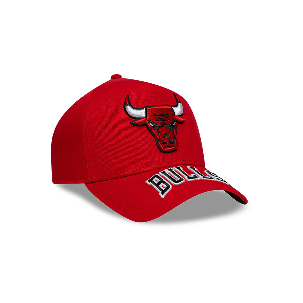 Chicago Bulls NBA Visor Hit 9FORTY E-Frame Snapback