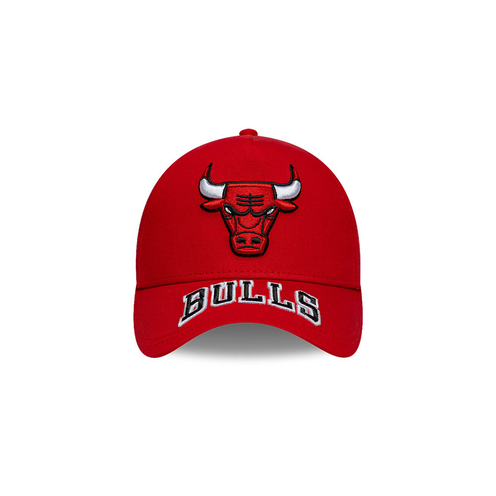 Chicago Bulls NBA Visor Hit 9FORTY E-Frame Snapback