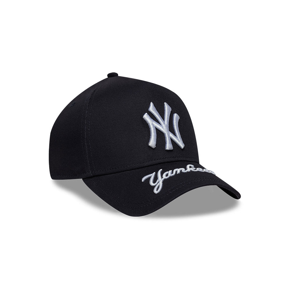 New York Yankees MLB Visor Hit 9FORTY E-Frame Snapback