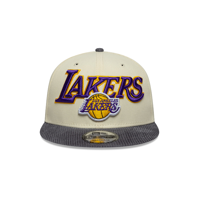 Los Angeles Lakers NBA Cord Visor 9FIFTY Snapback