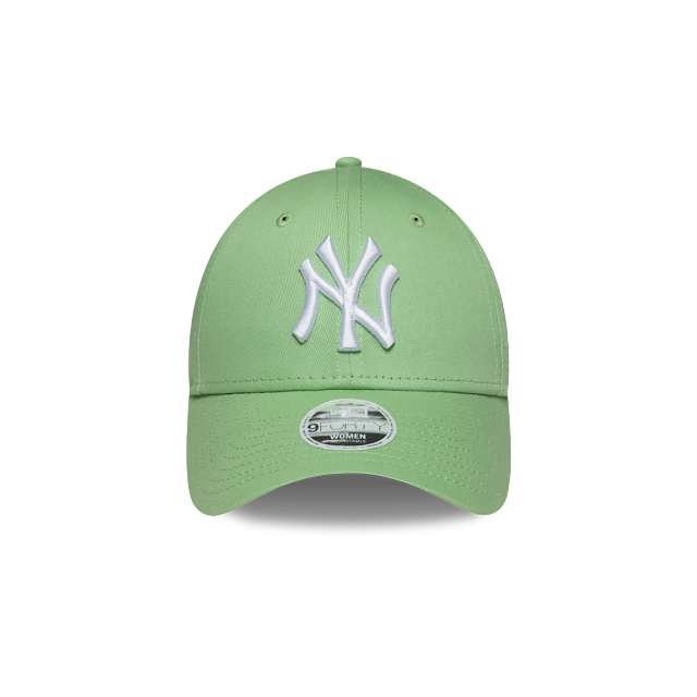 New York Yankees MLB Women's League Essentials 9FORTY Strapback Verde para Mujer