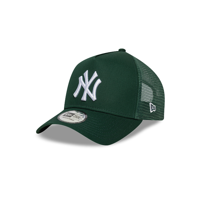 New York Yankees MLB League Essentials 9FORTY A-Frame Trucker Snapback Verde