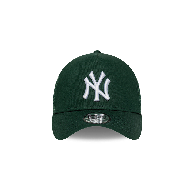 New York Yankees MLB League Essentials 9FORTY A-Frame Trucker Snapback Verde