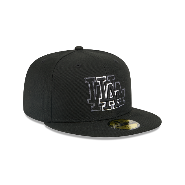 Los Angeles Dodgers MLB Tri Hit 59FIFTY Cerrada Negra