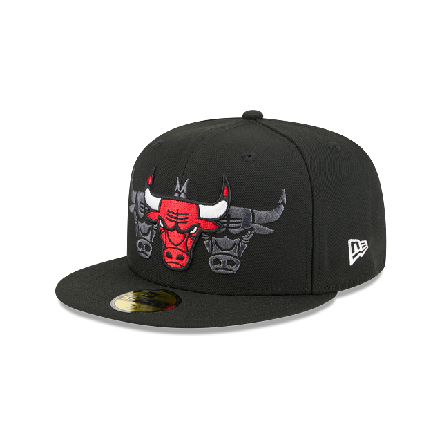 Chicago Bulls NBA Tri Hit 59FIFTY Cerrada