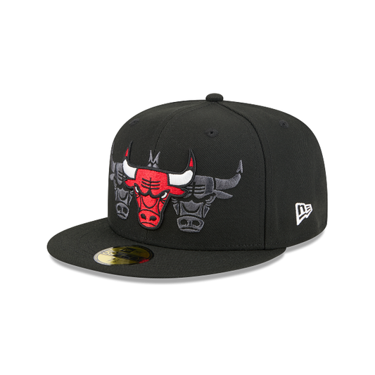 Chicago Bulls NBA Tri Hit 59FIFTY Cerrada