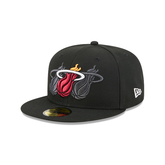 Miami Heat NBA Sport Night 59FIFTY Cerrada