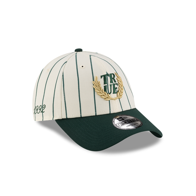 TRUE X New Era Pinstripe 9FORTY Strapback Verde