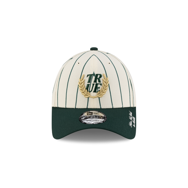 TRUE X New Era Pinstripe 9FORTY Strapback Verde