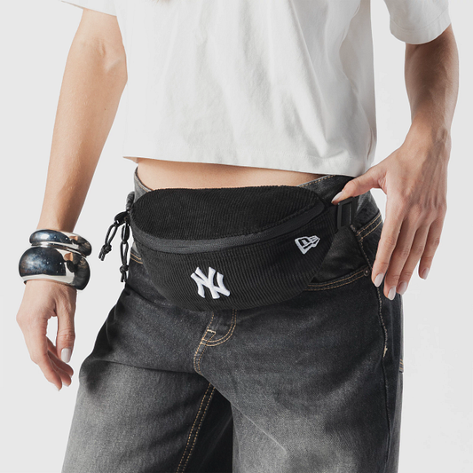 Waist Bag MLB Cord New York Yankees Negro