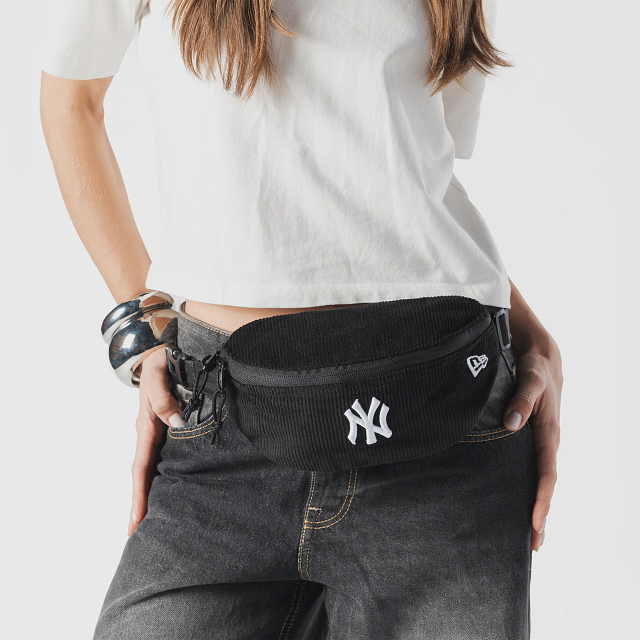 Waist Bag MLB Cord New York Yankees Negro