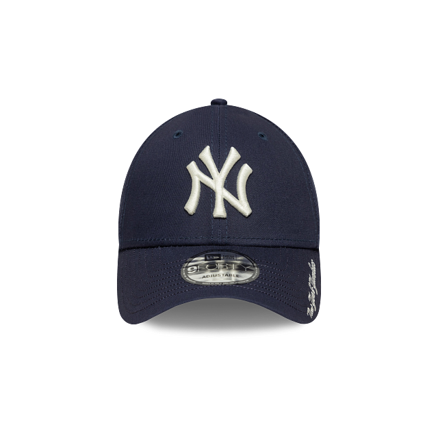 New York Yankees Visor Script 9FORTY Strapback
