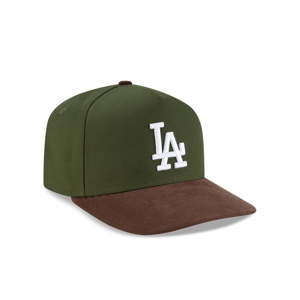 Los Angeles Dodgers MLB Suede Visor 9FORTY E-Frame Snapback