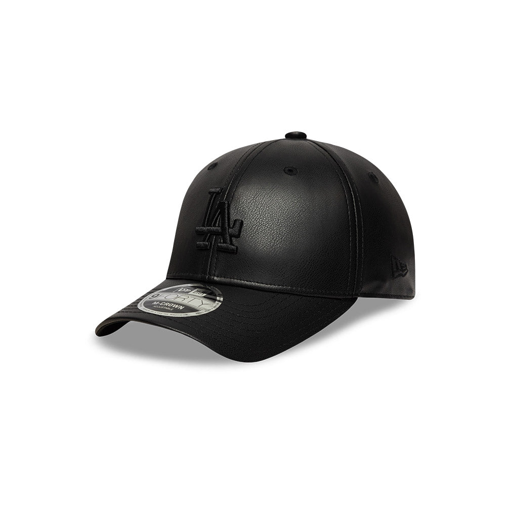 Los Angeles Dodgers MLB Faux Leather 9FORTY M-Crown Snapback