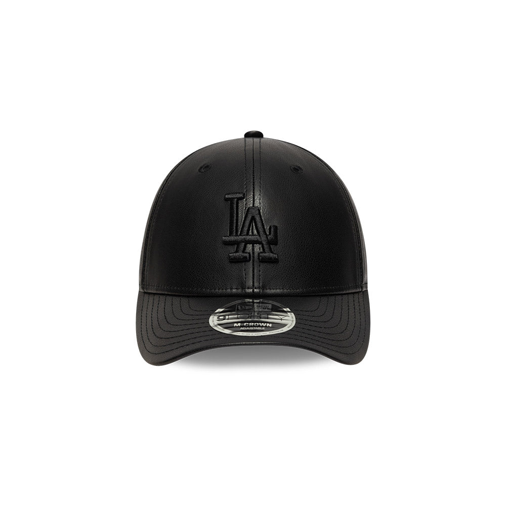 Los Angeles Dodgers MLB Faux Leather 9FORTY M-Crown Snapback