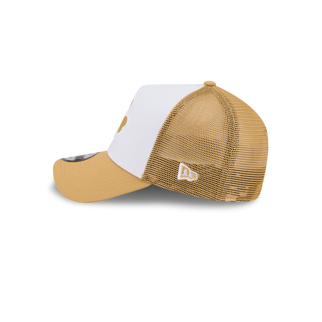 Boston Celtics NBA City Edition 2025 9FORTY A-Frame Trucker Snapback