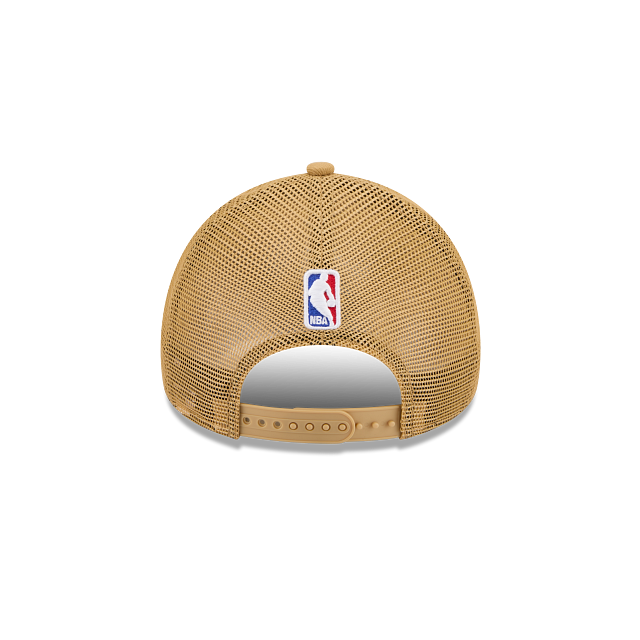 Boston Celtics NBA City Edition 2025 9FORTY A-Frame Trucker Snapback