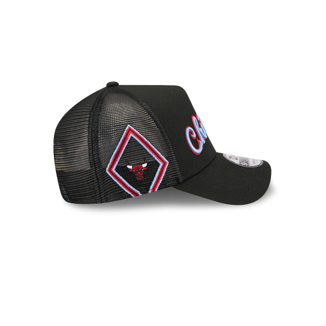 Chicago Bulls NBA City Edition 2025 9FORTY A-Frame Trucker Snapback