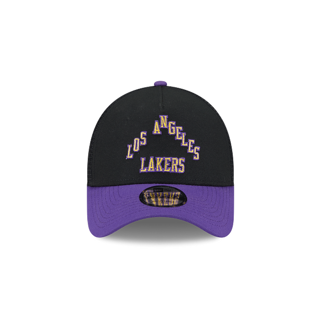 Los Angeles Lakers NBA City Edition 2025 9FORTY A-Frame Trucker Snapback