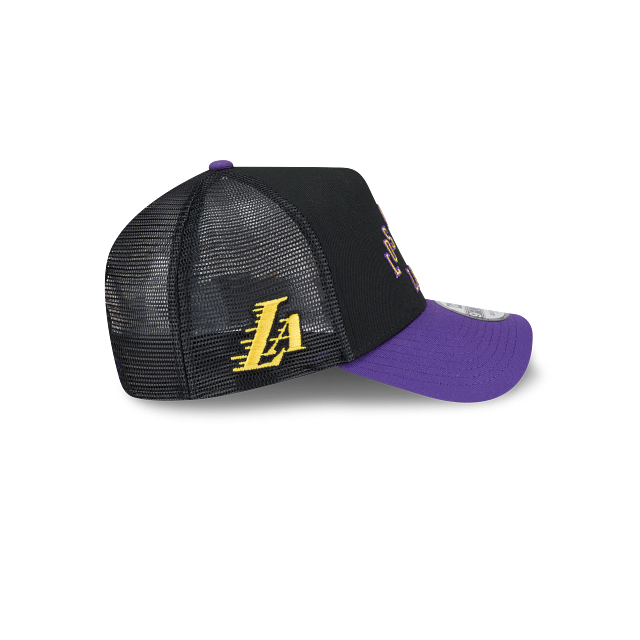 Los Angeles Lakers NBA City Edition 2025 9FORTY A-Frame Trucker Snapback