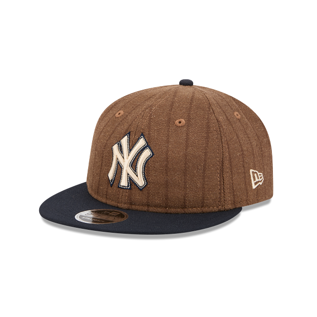 New York Yankees MLB Wool Pinstripe 9FIFTY Retro Crown Strapback