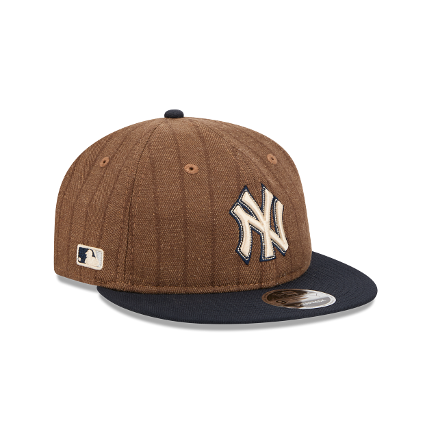 New York Yankees MLB Wool Pinstripe 9FIFTY Retro Crown Strapback