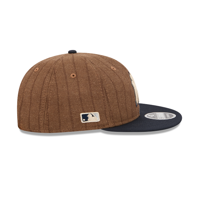 New York Yankees MLB Wool Pinstripe 9FIFTY Retro Crown Strapback