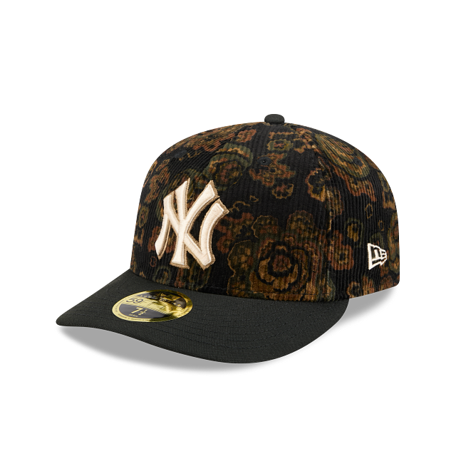 New York Yankees MLB Floral Cord 59FIFTY Low Profile Cerrada