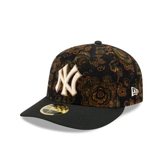 New York Yankees MLB Floral Cord 59FIFTY Low Profile Cerrada