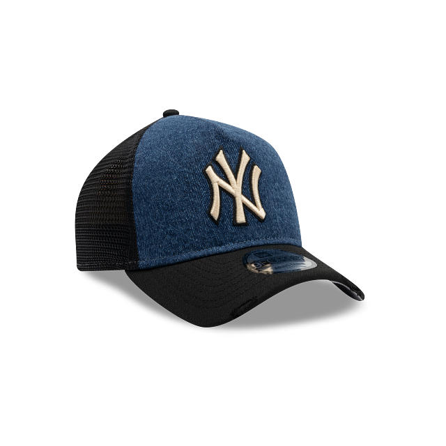 New York Yankees MLB Culture Kings Program 9FORTY A-Frame Trucker Snapback