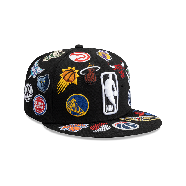NBA All Over Logo 59FIFTY Cerrada